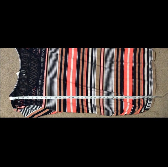 B & B Boutique Striped Colorful Blouse Size 3X - Picture 8 of 11